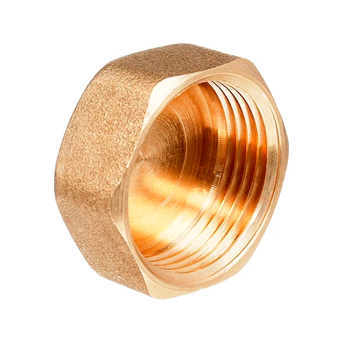 Заглушка БАЗ ЗВ Ду20 3/4” Ру40 латунная, внутренняя резьба