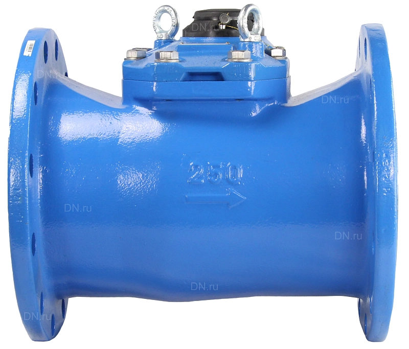 Счетчик холодной воды Водомер ВСХН Ду250 Ру16, фланцевый, турбинный, класс точности B, L=450мм, до 50°С, IP54