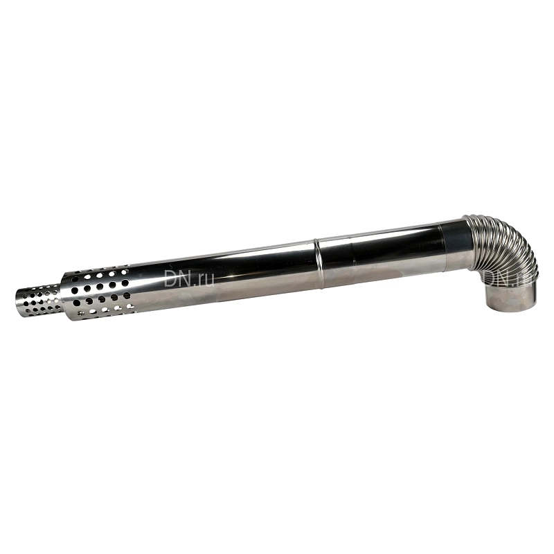 Комплект коаксиального дымохода для газовых котлов 1-60/100-650 антилед